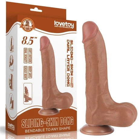 Çift Katmanlı 16cm Gerçekçi Dildo
