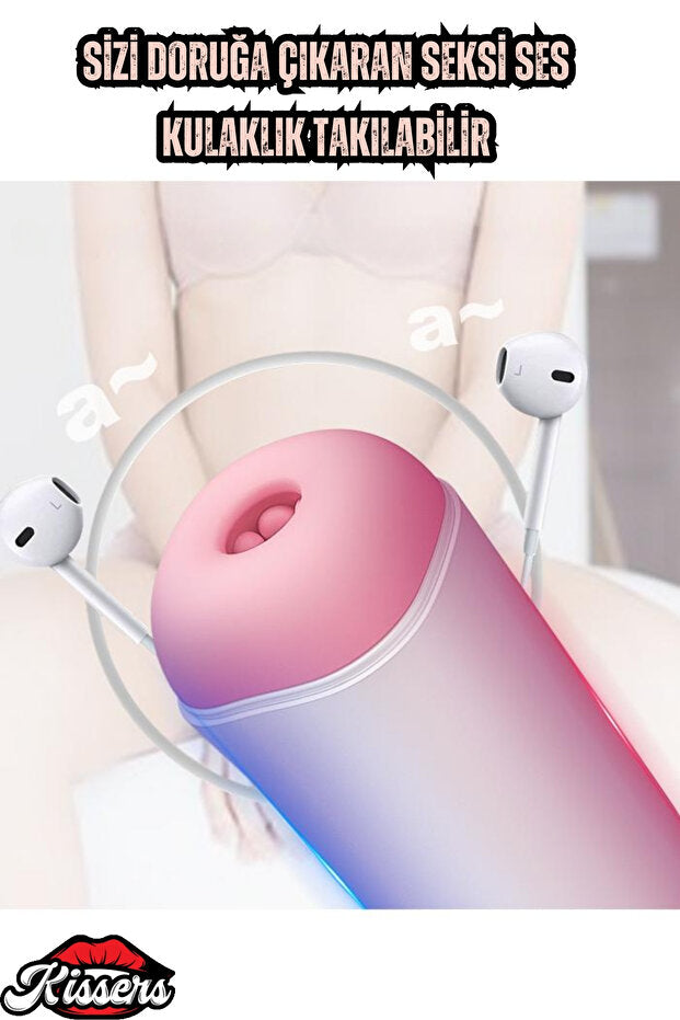 Harekete Duyarlı, Sesli Titreşimli Ultra Gerçekçi Otomatik Mastürbatör