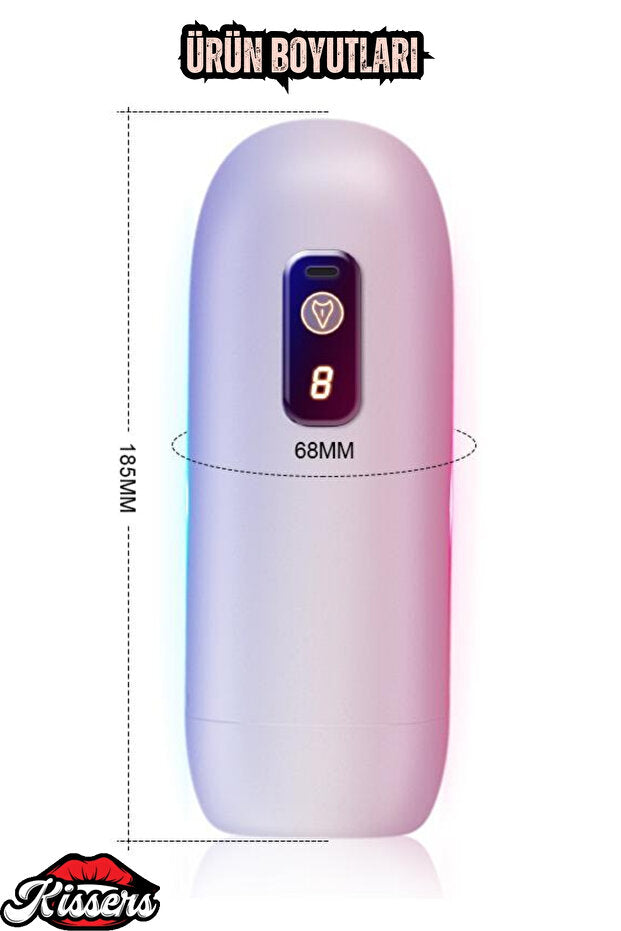 Harekete Duyarlı, Sesli Titreşimli Ultra Gerçekçi Otomatik Mastürbatör