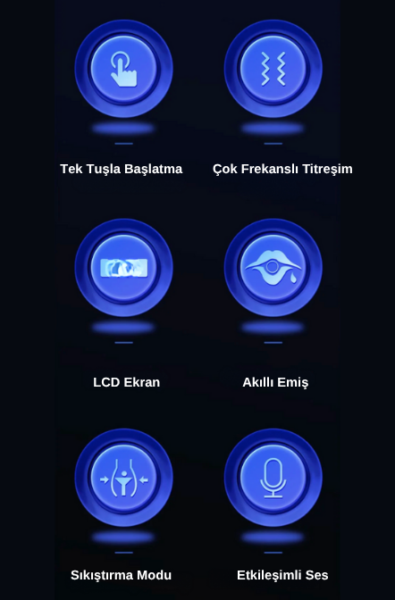 Akıllı, Ses Etkileşimli, Titreşim ve Emiş Ayarlı Gerçekçi Hissiyatlı Mastürbatör