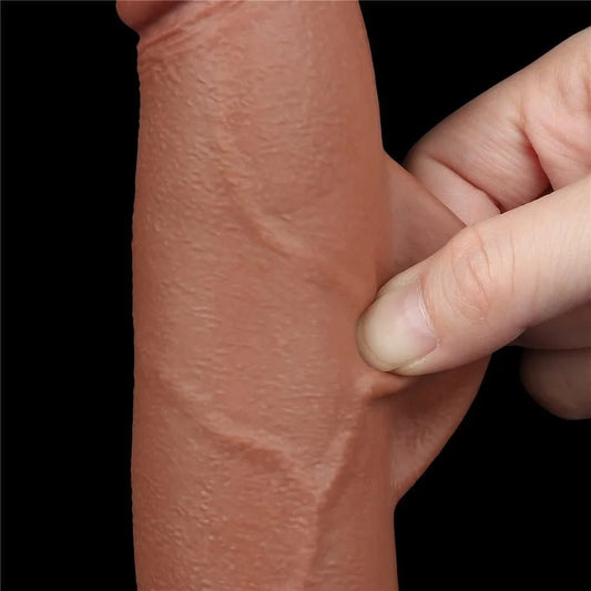 Çift Katmanlı 17cm Gerçekçi Dildo