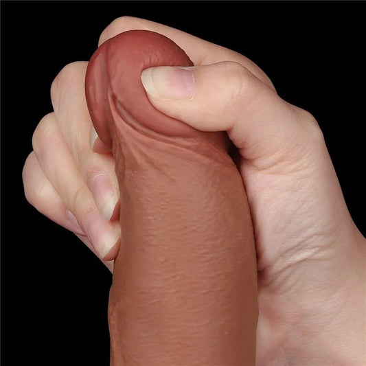 Çift Katmanlı 17cm Gerçekçi Dildo