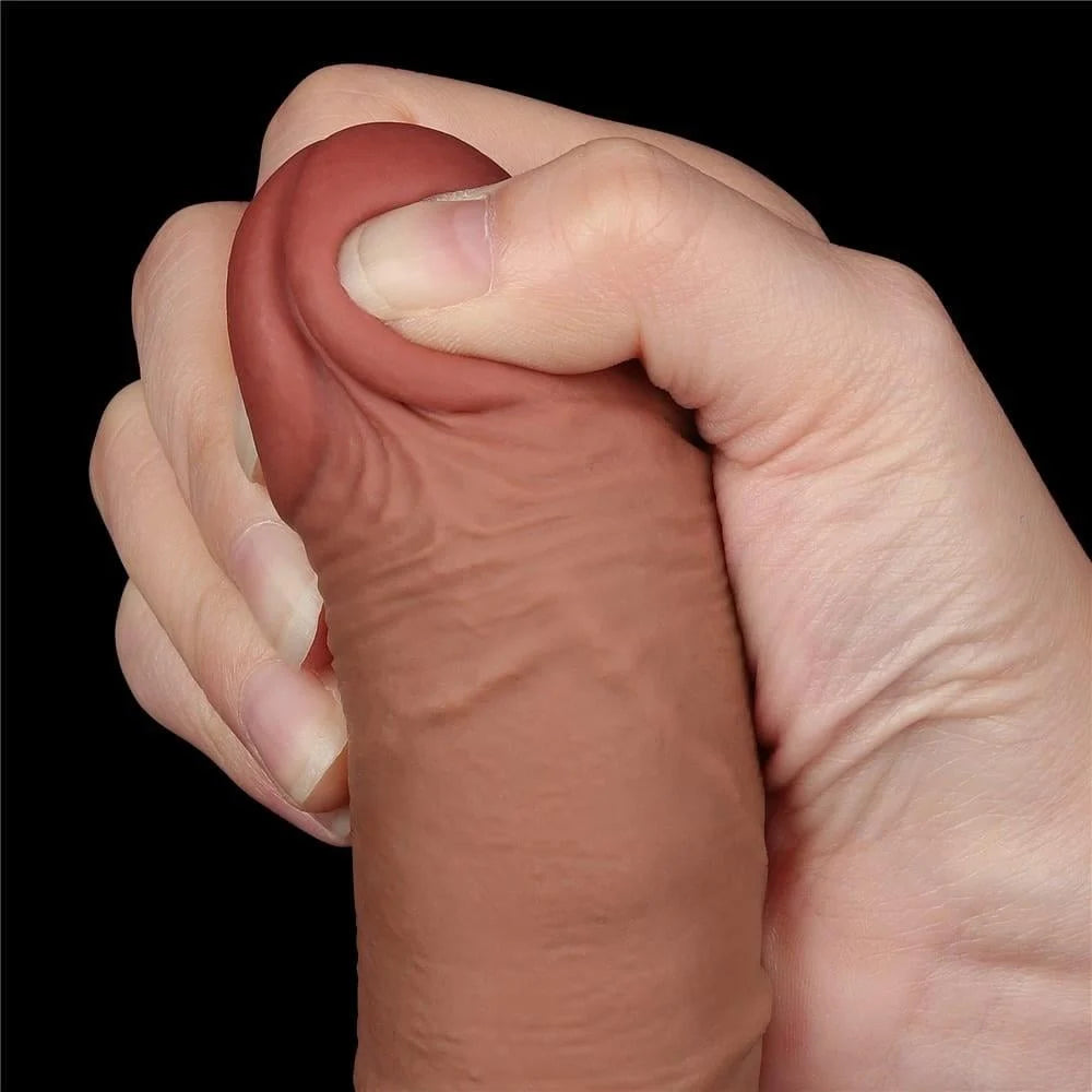 Çift Katmanlı 14cm Dark Gerçekçi Dildo