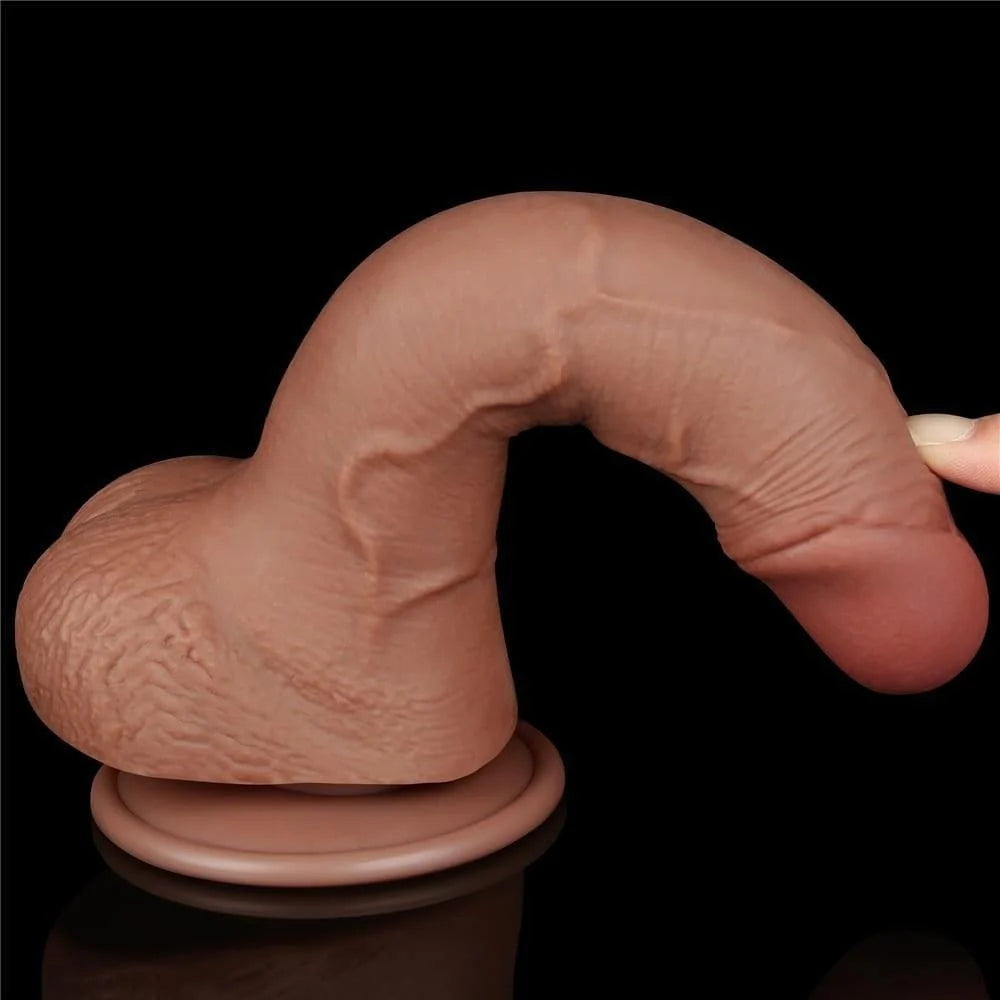 Çift Katmanlı 14cm Dark Gerçekçi Dildo