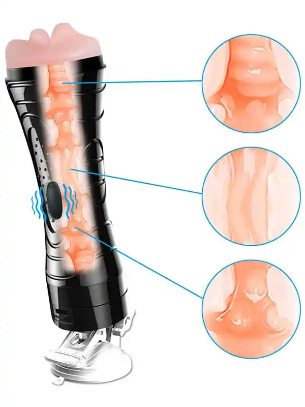 Titreşimli Vantuzlu Mastürbatör